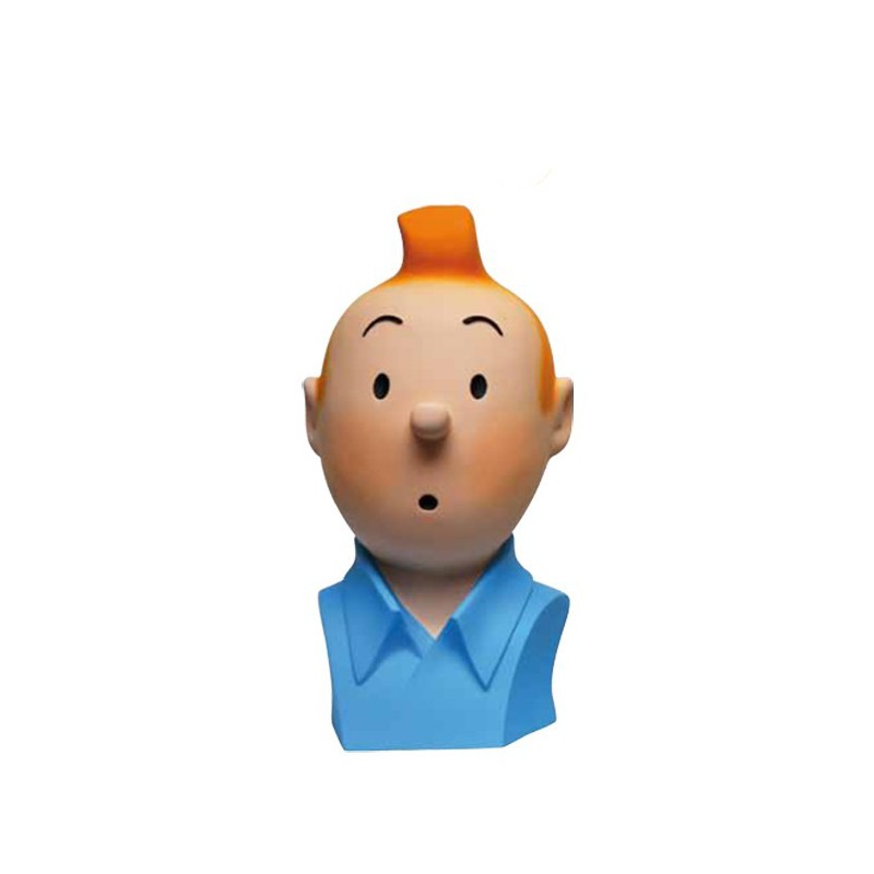 TINTIN: TINTIN PHOTOGRAPHE - statuette résine 18 cm (occasion),  moulinsart (tintin), moul45916