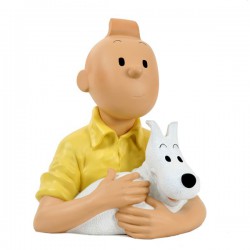 Leblon Moulinsart Tintin - Gand buste Tintin et Milou