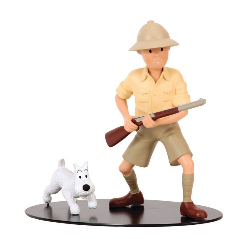 Leblon Moulinsart Tintin - Tintin voyageur 20 cm