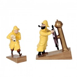 Pixi Moulinsart Tintin - Tintin ciré et Haddock barre