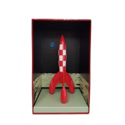 Figurine Moulinsart Tintin - Fusée lunaire 35cm (résine 2)