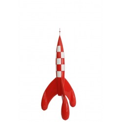Figurine Moulinsart Tintin - Fusée lunaire 35cm (résine 1)