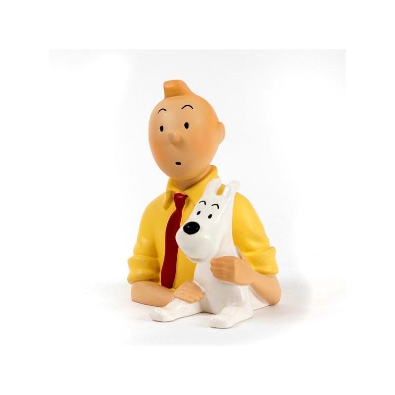 Pixi Moulinsart Tintin - Petit buste Tintin chemise jaune Regout