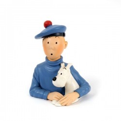 Pixi Moulinsart Tintin - Petit buste Tintin écossais Regout