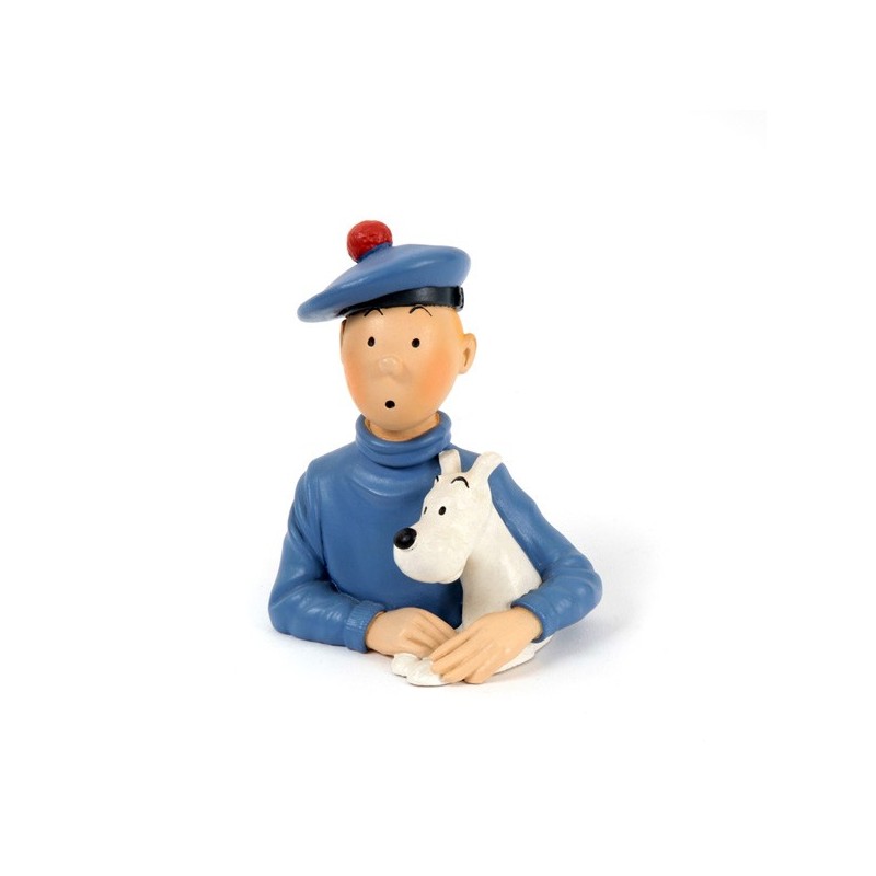 Pixi Moulinsart Tintin - Petit buste Tintin écossais Regout