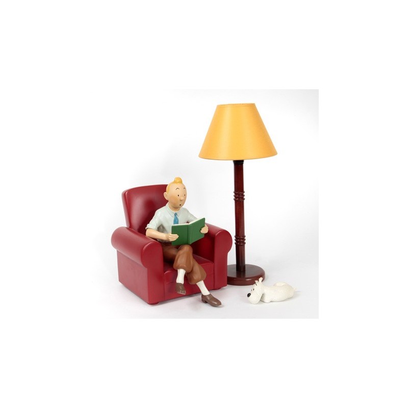 Pixi Moulinsart Tintin - Tintin lisant dans son fauteuil Regout