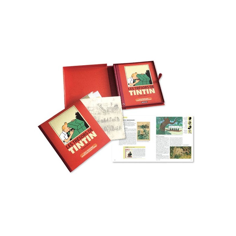 Livre Moulinsart Tintin - Coffret : Les Trésors de Tintin