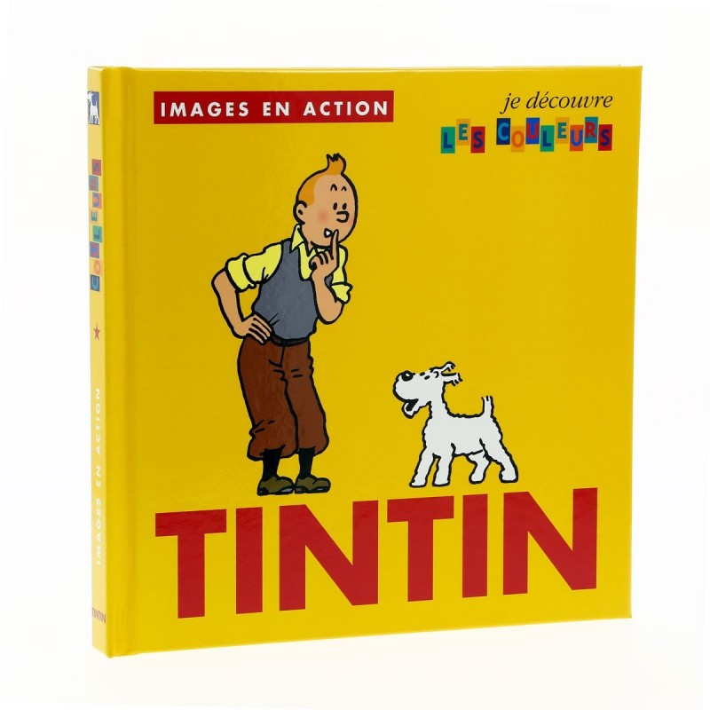 Livre Moulinsart Tintin - Images en action : je découvre les couleurs