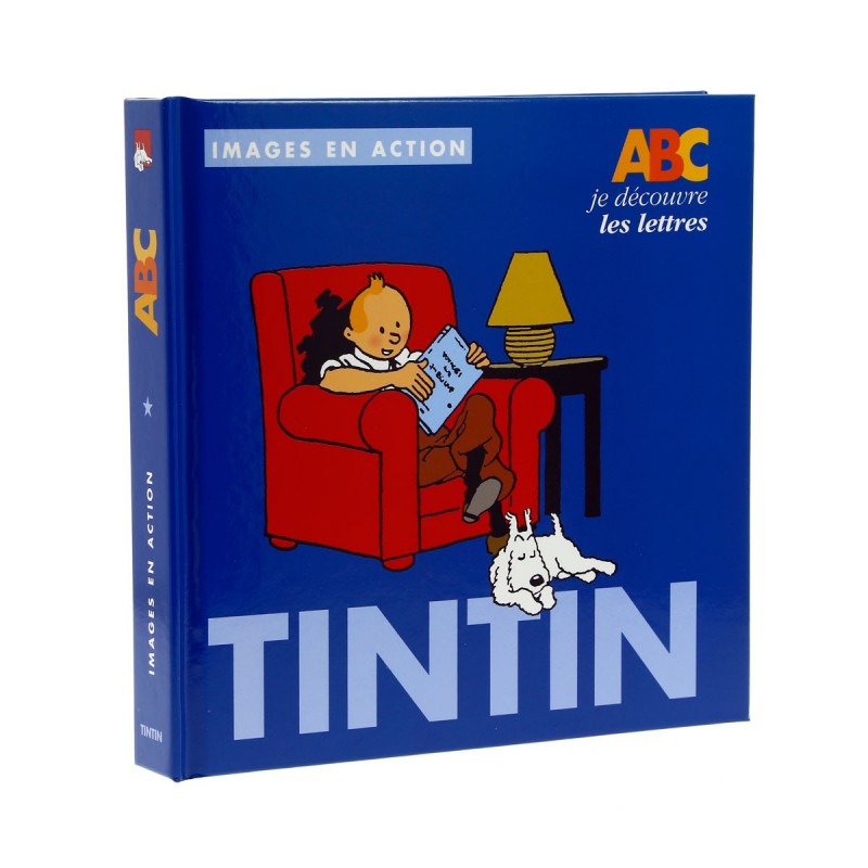Livre Moulinsart Tintin - Images en action : je découvre les lettres