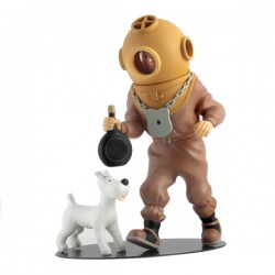 Leblon Moulinsart Tintin - Tintin scaphandrier 32 cm (Nostalgie)