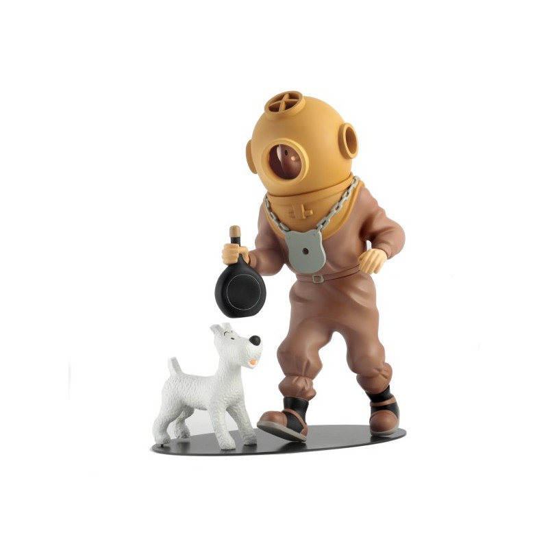 Leblon Moulinsart Tintin - Tintin scaphandrier 32 cm (Nostalgie)