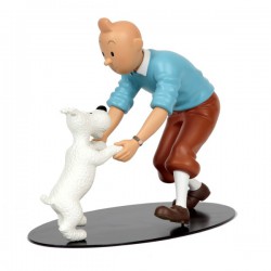 Leblon Moulinsart Tintin - Tintin danse avec Milou