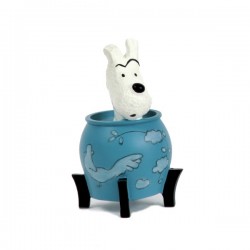 Leblon Moulinsart Tintin - Milou potiche Lotus Bleu (15cm)