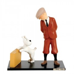 Leblon Moulinsart Tintin - Tintin et Milou Valise Oreille Cassée (15cm)