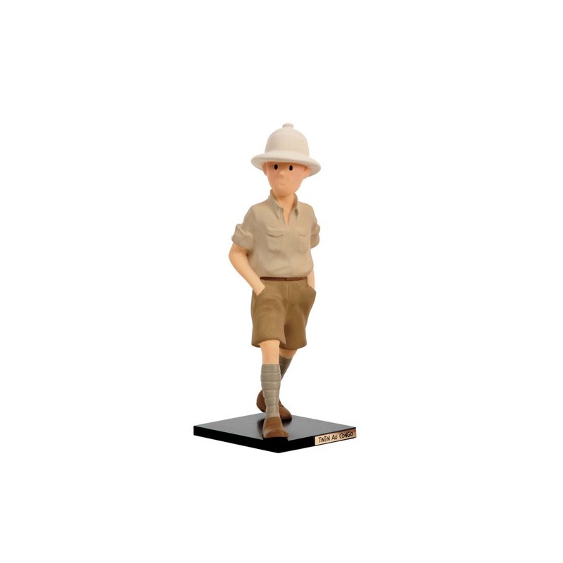 Leblon Moulinsart Tintin - Tintin explorateur Congo (15cm)