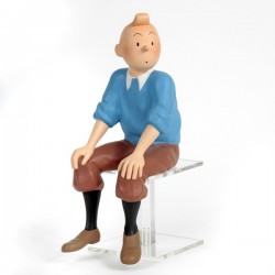 Leblon Moulinsart Tintin - Tintin assis banc