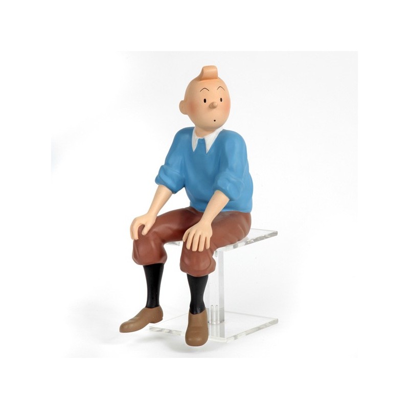 Leblon Moulinsart Tintin - Tintin assis banc