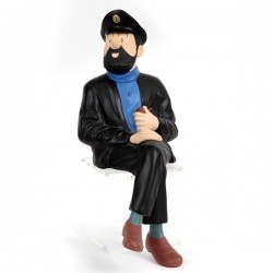 Leblon Moulinsart Tintin - Haddock assis banc