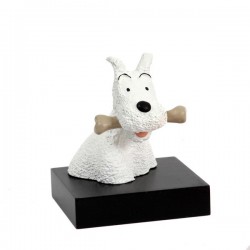 Leblon Moulinsart Tintin - Buste sur socle Milou os