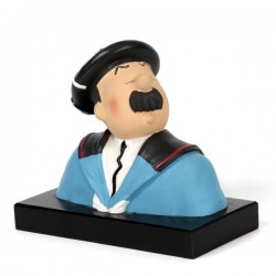 Leblon Moulinsart Tintin - Buste sur socle Dupond marin