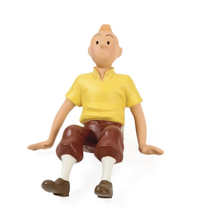 Leblon Moulinsart Tintin - Tintin assis chemise jaune