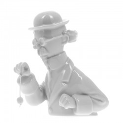 Figurine Moulinsart Tintin - Buste porcelaine Tournesol au pendule (Brillant)