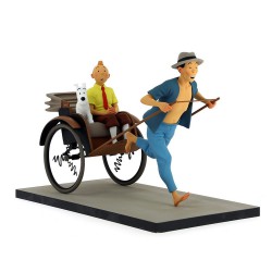 Fariboles Moulinsart Tintin - Tintin et Milou dans le pousse pousse