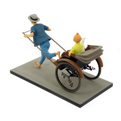 Fariboles Moulinsart Tintin - Tintin et Milou dans le pousse pousse
