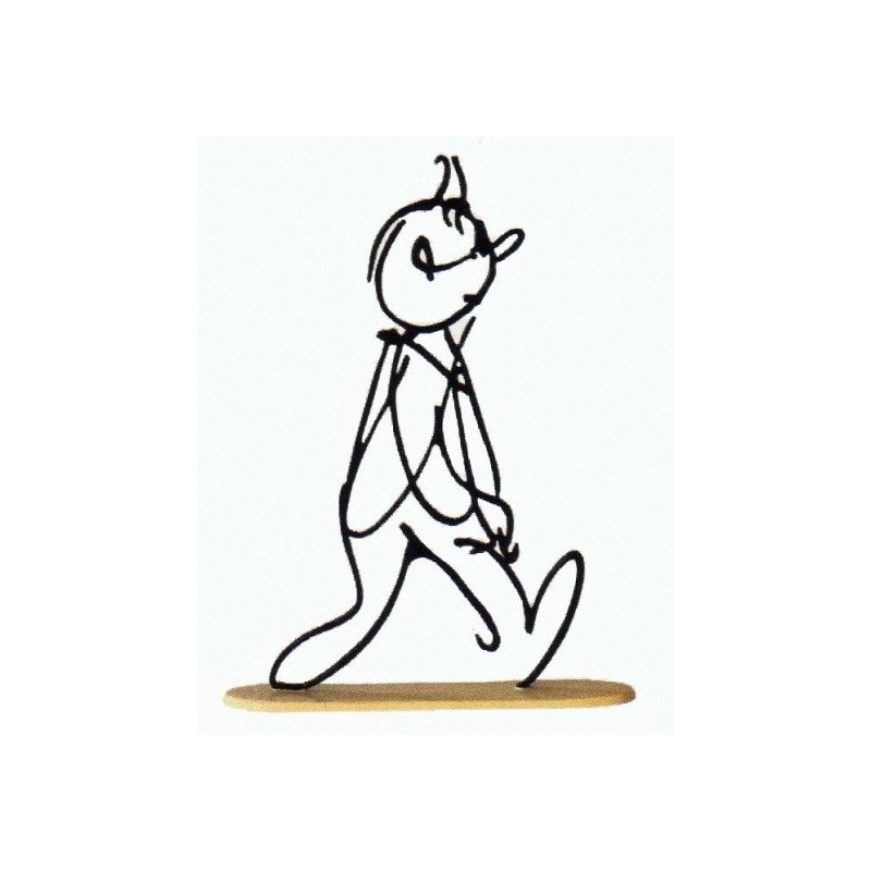 Hergé - Tintin et Milou au Congo figurines en métal (2018) - Capitaine