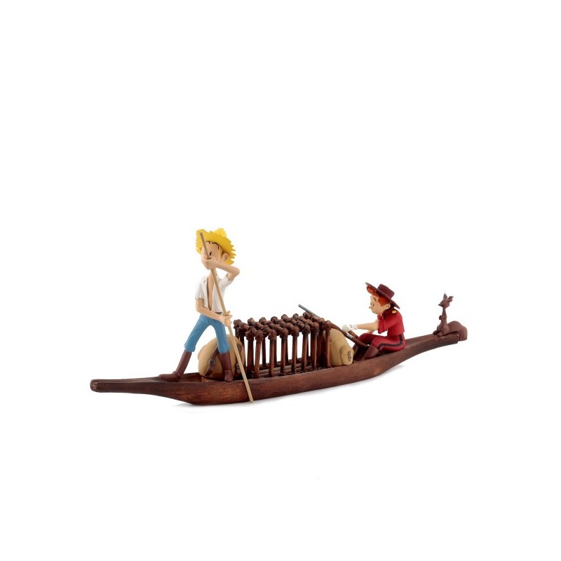 Aroutcheff Franquin Spirou - Pirogue Spirou