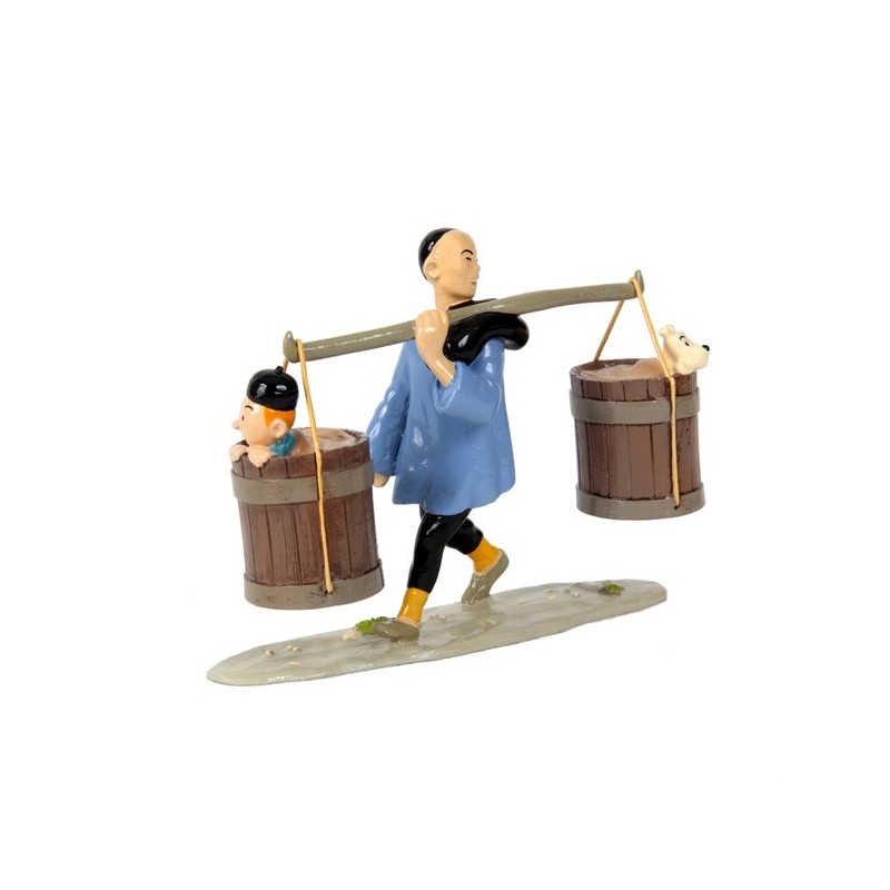 Figurine Moulinsart Tintin - Tintin et Milou en route (Japon)