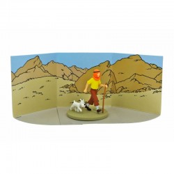Figurine Moulinsart Tintin - Diorama Tintin oriental