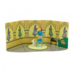 Figurine Moulinsart Tintin - Diorama Tintin en turban