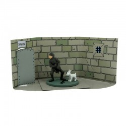 Figurine Moulinsart Tintin - Diorama Tintin en armure