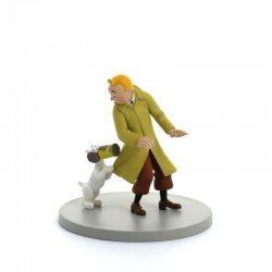 Figurine Moulinsart Tintin - Diorama Tintin Boîte de Crabe