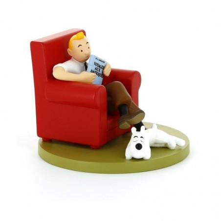 Tintin - Scène-cube Moulinsart - Tintin at home - 1 comic figure - 2009