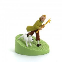 Figurine Moulinsart Tintin - Diorama Tintin sceptre