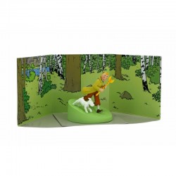 Figurine Moulinsart Tintin - Diorama Tintin sceptre