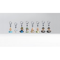 Figurine Moulinsart Tintin - Buste Porte-clés PVC Haddock