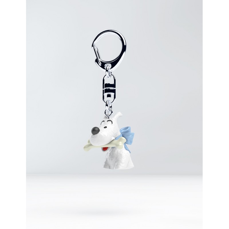 Figurine Moulinsart Tintin - Buste Porte-clés PVC Milou