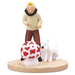 Figurine Moulinsart Tintin - Diorama Tintin aviateur