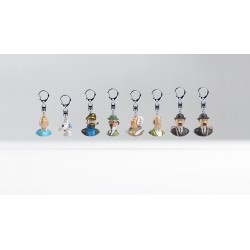 Figurine Moulinsart Tintin - Buste Porte-clés PVC Dupont