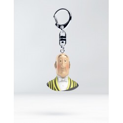 Figurine Moulinsart Tintin - Buste Porte-clés PVC Nestor