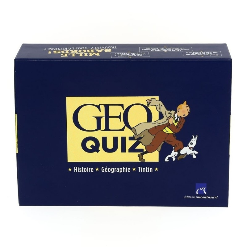 Jeu Moulinsart Tintin - Géo Quizz