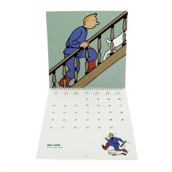 Papeterie Moulinsart Tintin - Calendrier 2018 Grand Format