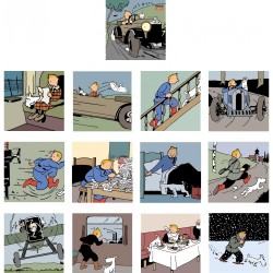 Papeterie Moulinsart Tintin - Calendrier 2018 Grand Format