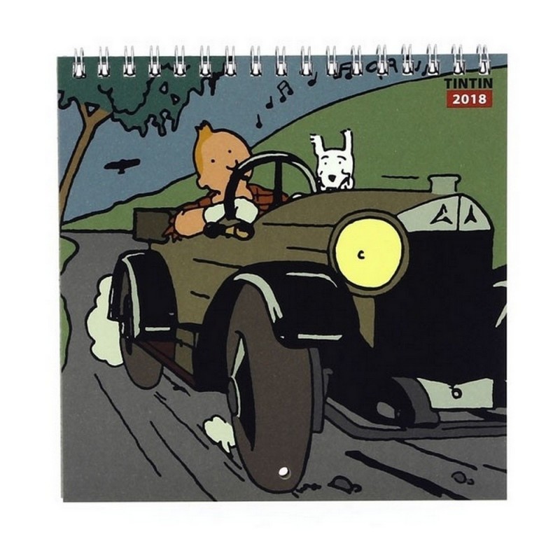 Papeterie Moulinsart Tintin - Calendrier 2018 Petit Format