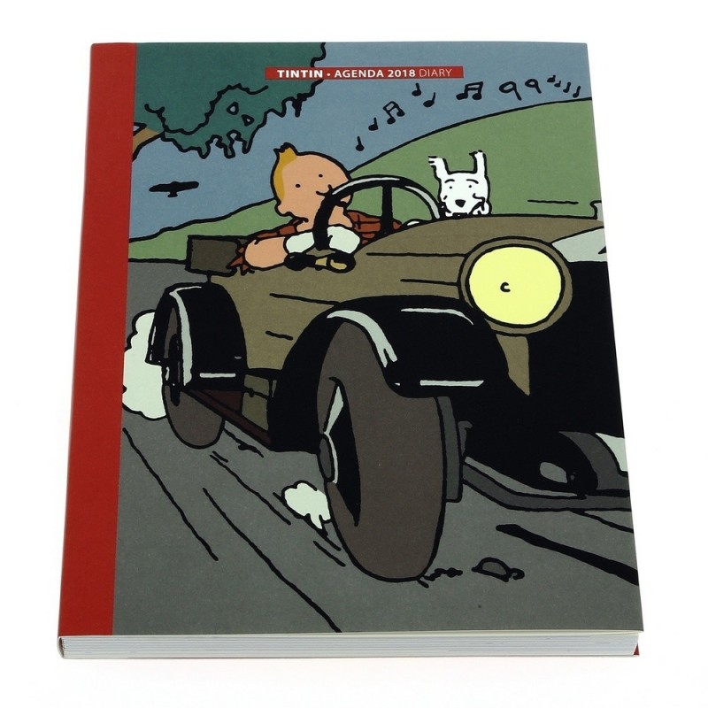 Papeterie Moulinsart Tintin - Agenda de bureau 2018 Papeterie Moulinsart Tintin - Agenda de bureau 2018
