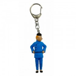 Figurine plastique Tintin - Tintin Lotus 9 cm (Porte-clefs)