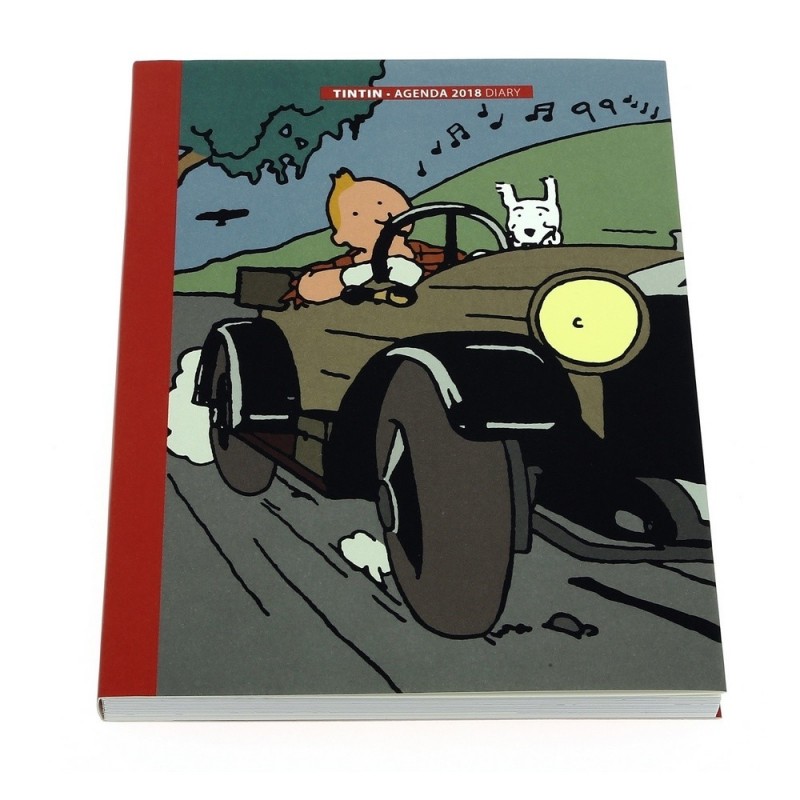 Papeterie Moulinsart Tintin - Agenda de poche 2018 Papeterie Moulinsart Tintin - Agenda de poche 2018